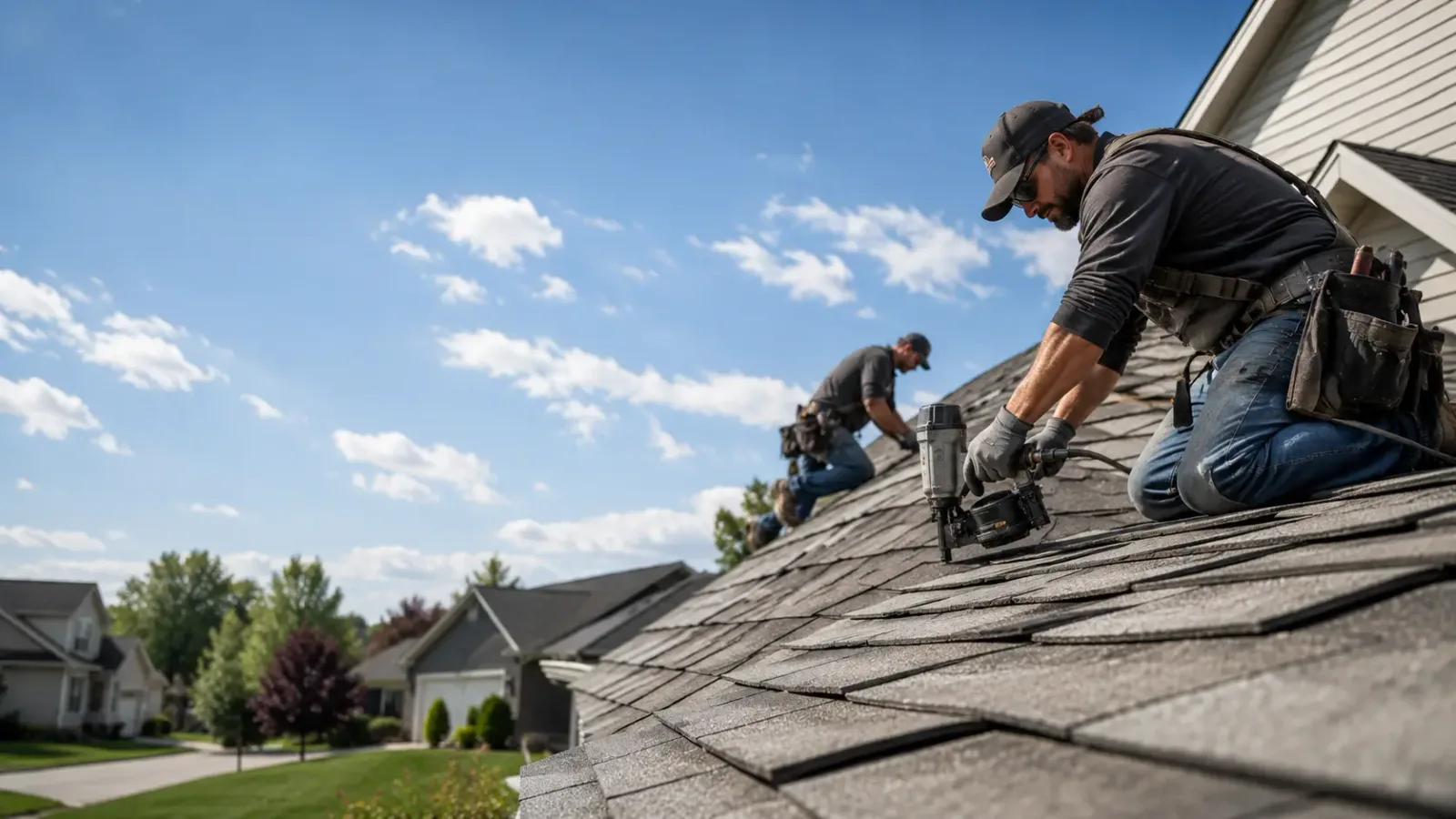 Storm Damage Roof Repair in Henderson, IL near me